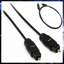 TOSLINK FIBER OPTIC CABLE DIGITAL OPTICAL AUDIO CABLE TV SOUNDBAR SPDIF 1.5m