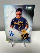 2021 Bowman Sterling Hedbert Perez Auto #BSPA-HP Milwaukee Brewers