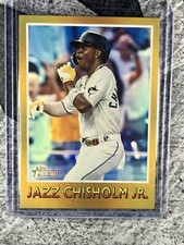 2024 Topps Heritage - 1975 Baseball Sensations Gold Foil #75BS-13 Jazz Chisholm 
