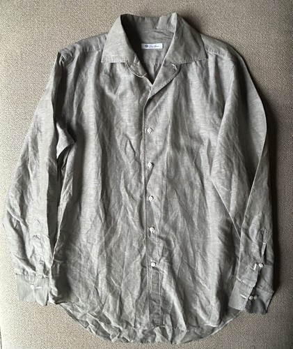 Loro Piana Linen Andre Shirt Size M
