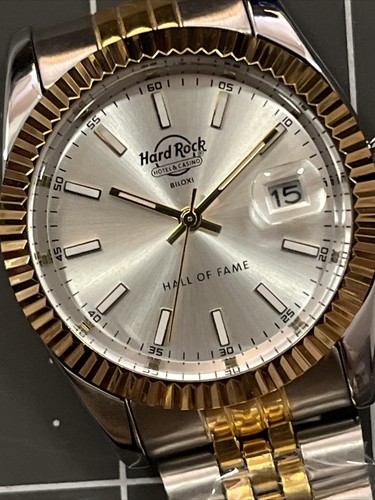 Hard Rock Cafe hall of fame watches presidential two tone his hers gold silver - Picture 15 of 16
