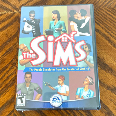 Vintage - RARE- Unopened - EA GAMES The Sims Video Game Series (2000) PC