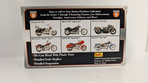Maisto 1:18 Scale Harley Davidson Series 9 2000 FLTR Road Glide New In Box - Foto 5 di 7