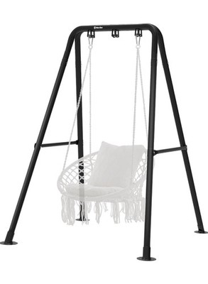 G Taleco Gear Foldable Swing Stand For Kids, Toddler Swing Set BLACK