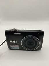 Nikon Coolpix S3100 Digital Camera Black 5X Zoom 14mp