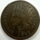 1889 Indian Head Cent Exact Coin Imaged #IND2285