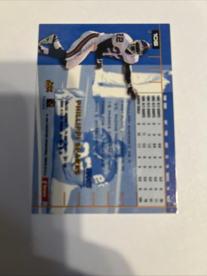 1996 Ultra Football Card #105 Phillippi Sparks New York Giants NmMt Free Ship! - Image 3 of 3
