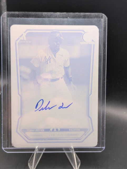 🔥🔥Dillon Lewis 2026 1st Bowman 1/1 Printing Plate Auto CPA-DL Yankees 🔥🔥