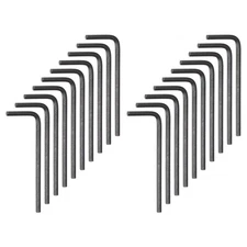 120pcs Hex Key Wrench 3mm Metric CR-V L Shaped Hexagon Head Repairing Tool