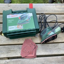 Bosch multi sander PSM 100 A (100W, in case) + Sanding Sheets