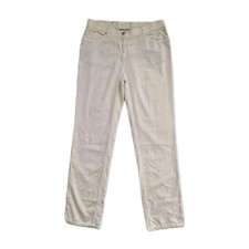 Paul & Shark Yachting womens Cream Soft Corduroy denim Trousers. Size UK 16.