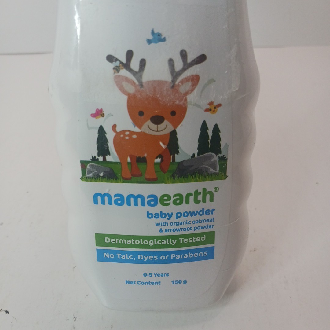 Mamaearth dusting powder with organic oatmeal & arrowroot powder for Babies 150g