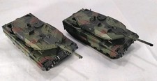 Pair of 20mm 1/72 Die Cast German Leopard II A5 Tanks Wargaming See Description 
