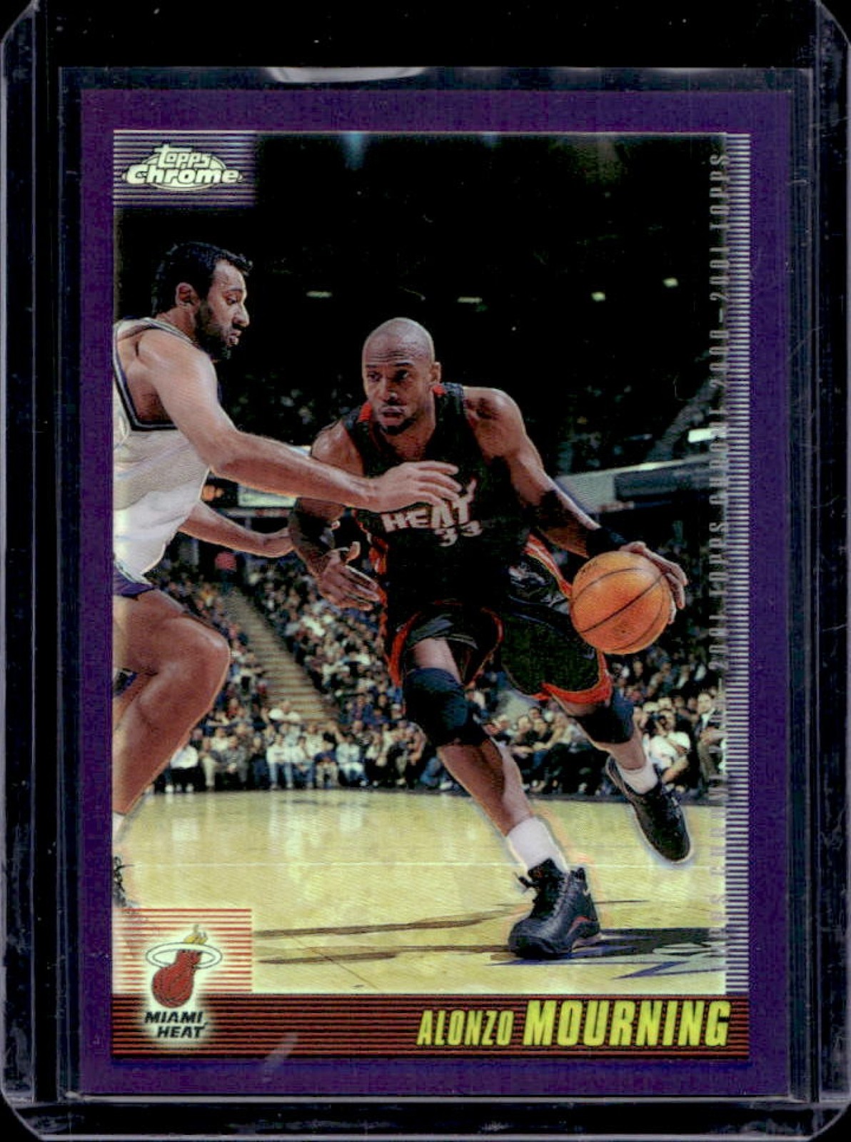 2000-01 Topps Chrome Alonzo Mourning Refractor #67 Heat