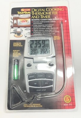 CDN TempTime Digital Cooking Kitchen Timer And Meat Thermometer