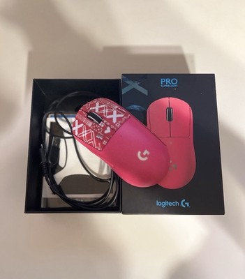 Logitech PRO X SUPERLIGHT Pink Optical Gaming Mouse, Adjustable DPI, Wheel