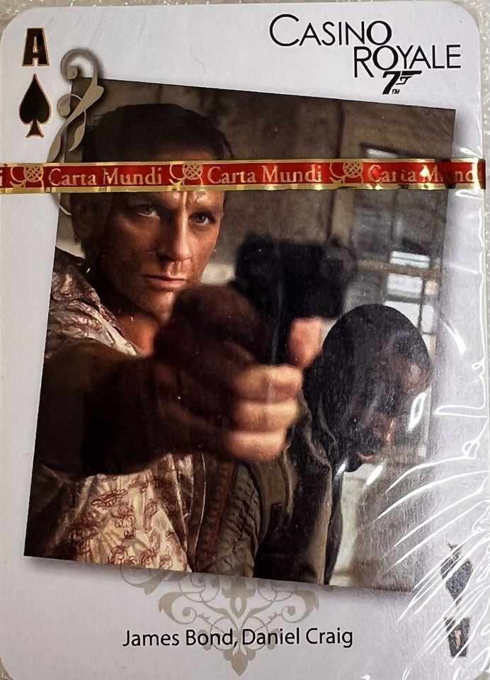 James Bond 007 Cartamundi Playing Cards Daniel Craig Casino Royale ...