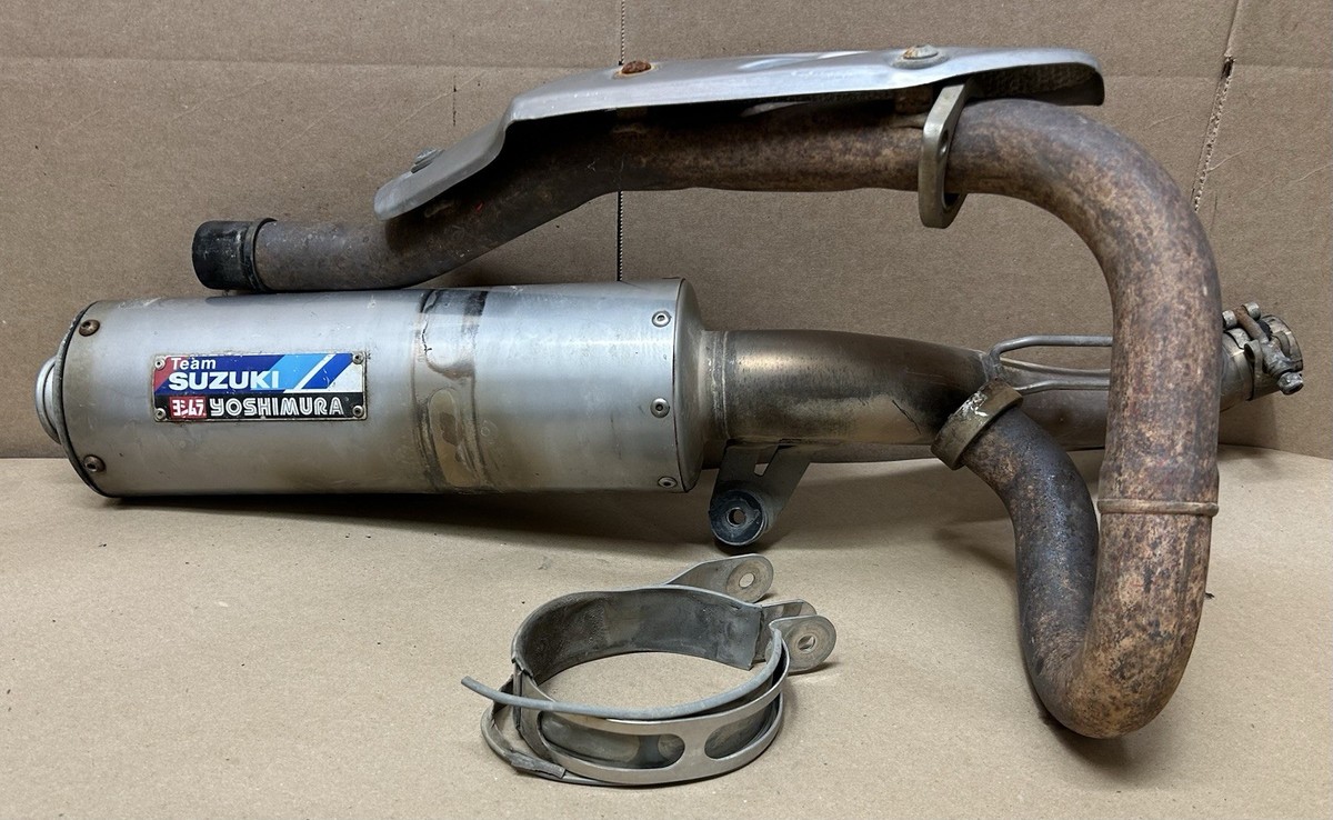 Suzuki LTZ400 Yoshimura Yoshi Slip On Exhaust Muffler Pipe Header