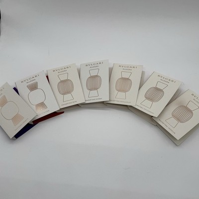 7PC Bvlgari Allegra Eau De Parfum Sample Set 1.5ML Each (See Description)