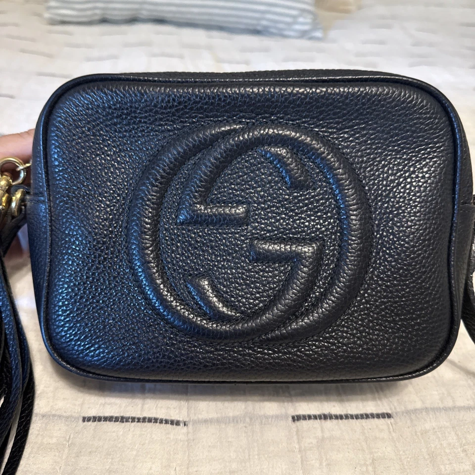 GUCCI SOHO LEATHER CROSSBODY BAG 308364/520981 - Image 3 of 4