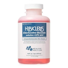 Hibiclens Antiseptic Liquid 16 Oz with Hand Pump for Health Care Use
