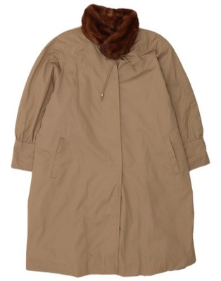 CONBIPEL Womens Oversized Overcoat IT 42 Medium Brown Polyester CO30