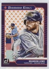 2021 Panini Donruss Diamond Kings On Fire 23/75 Brandon Lowe #1 00w7