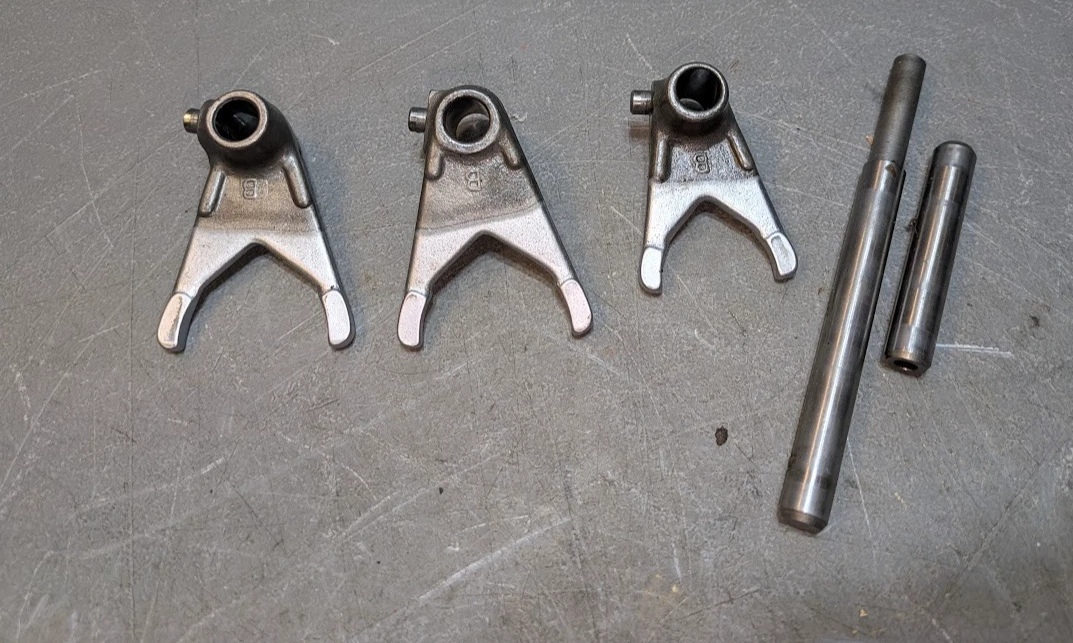 Yamaha YZ125 Transmission Shift Fork Set Shifting Forks 1986 1987