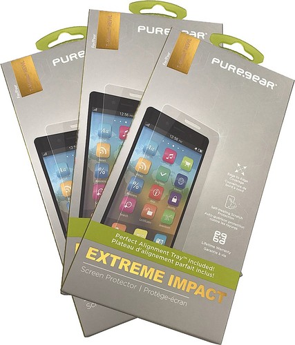 3x Puregear Puretek Protège Rouleau Sur Écran Protecteur + Installer Plateau