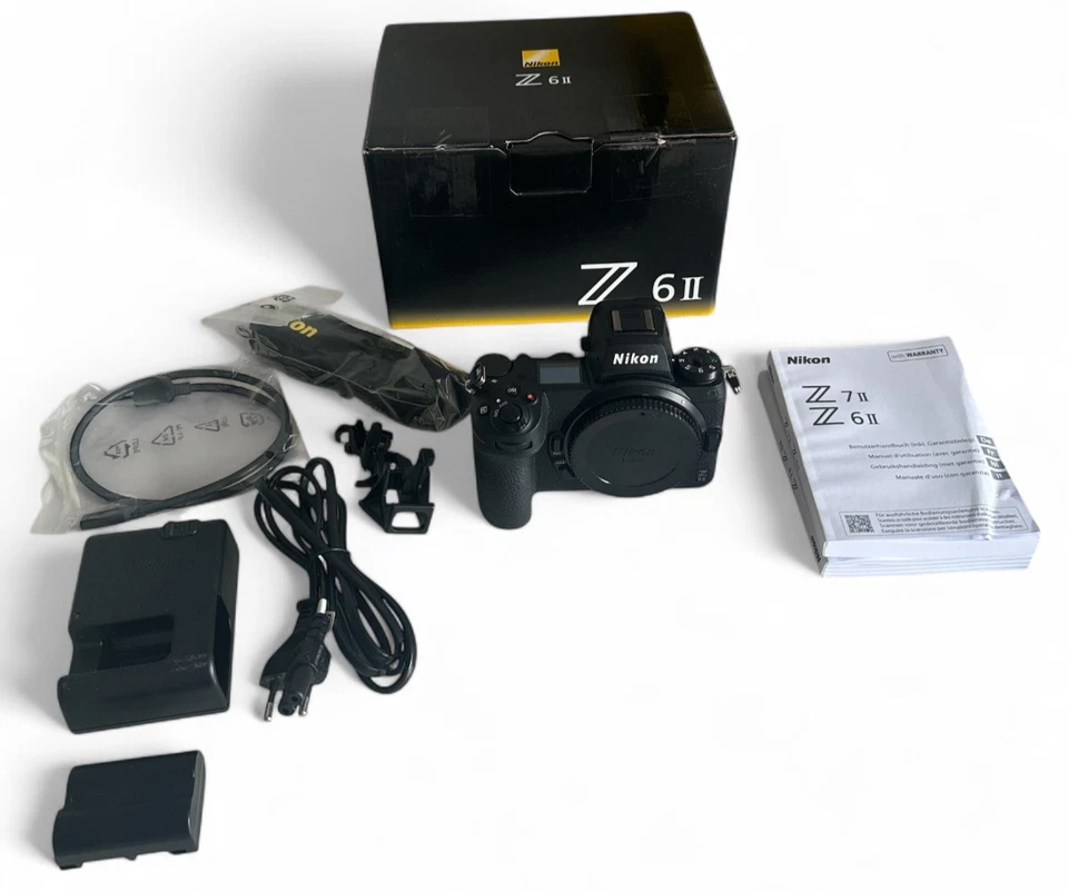 Nikon Z6 II Gehäuse Systemkamera Body 24MP 2.291 Auslösungen MwSt OVP