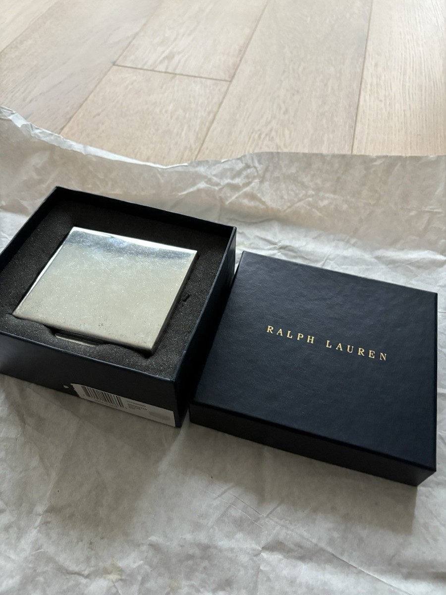 Ralph Lauren silver plated wooden box Brand new, 3.75 x 3.25 x 1.5
