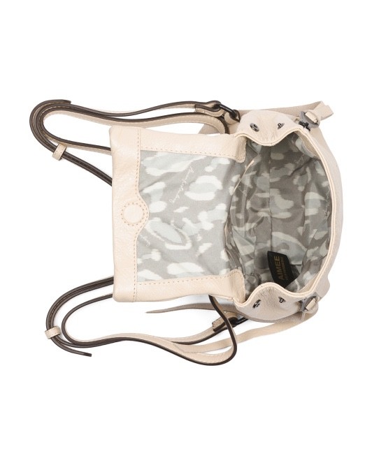 Aimee Kestenberg Bali Mini Leather Backpack Sandy Beige New with tags  7.5X7.5 | eBay