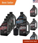 VTTOCK14 Complete Engine Oil Change Kit for V Twin Full Synthetic Harley Davi...