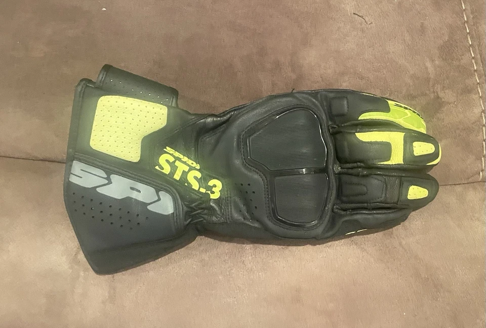 Guantes de moto de cuero para hombre SPIDI STS-3 usados en muy buen estado. Talla XL Foto 3 de 4