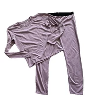 Polarmax Hot Chillys Base Layer Top & Pants Set Elderberry Youth Sz L 12-14 NEW