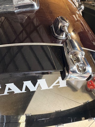tama starclassic walnut/birch 22 x 18 bass drum, brown fade, read all - Picture 9 of 13