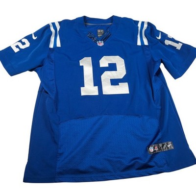 Nike Indianapolis Colts Andrew Luck 12 On Field Jersey Mens 52 Blue NFL Football