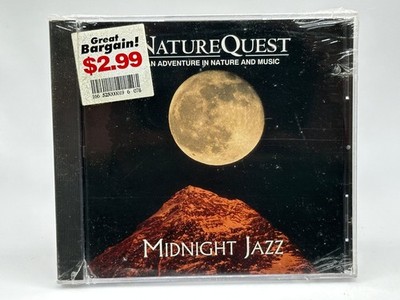 NatureQuest Midnight Jazz CD 1996 Relaxing Jazz Nature Sounds Gallant NEW SEALED