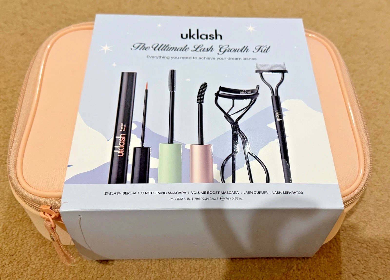 New UKlash The Ultimate Lash Growth Kit Ladies Gift Set worth £104