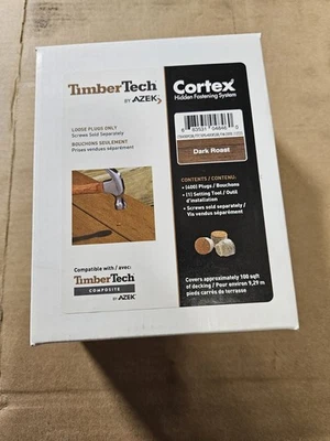 TimberTech Cortex Plugs, #CTX400PCDR (400 Plugs Per Package) DARK ROAST - Image 1 of 2