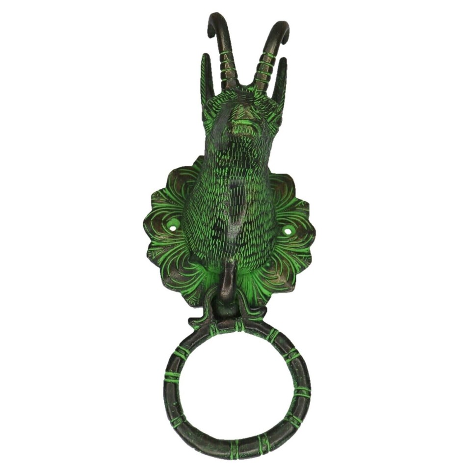 Deer Shape Wall Decor Figure Antique Victorian Style Handmade Brass