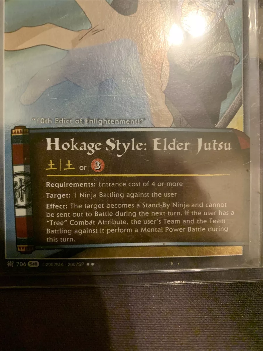 Hokage Style: Elder Jutsu - J-706 - Rare - 1st Edition - Naruto Singles »  Fangs of the Snake - Pro-Play Games