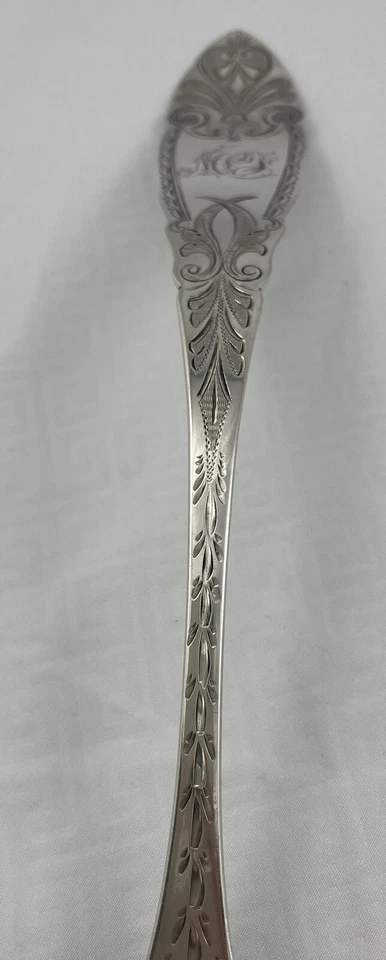 Coin Silver James Watts Philadelphia Fancy Soup Ladle-Mono'd - Изображение 3 из 4