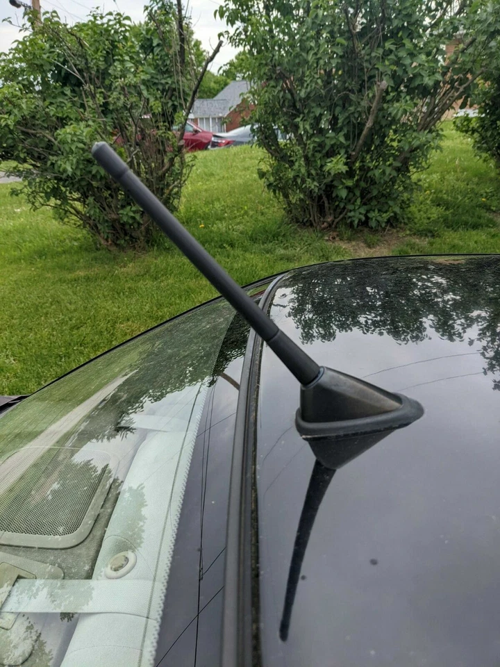 7" Short Black Antenna Mast Rod Radio AM/FM for MITSUBISHI LANCER 2002-2007 New - Image 3 of 4