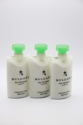 BVLGARI au thé Vert ( Green Tea ) Body Lotion - 2.5 Fl oz / 75mL Pack Of 12 NEW