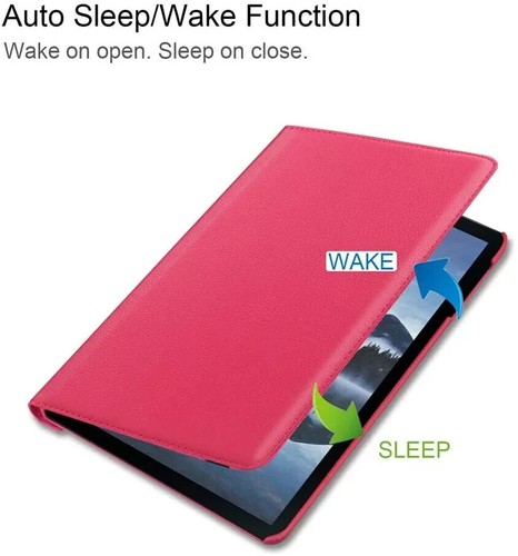 Samsung Tab A 10.5" SM-T590/T595 Leather Case - 360° Rotating Stand Cover - 第 24/54 張圖片