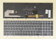 for HP ELITEBOOK 850 G5 755 G5 850 G6 Keyboard Backlit Silver Thailand US