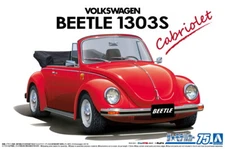 Aoshima 1/24 The Model Car(75)Kit VW Volkswagen 1303S Beetle Cabriolet 15ADK '75