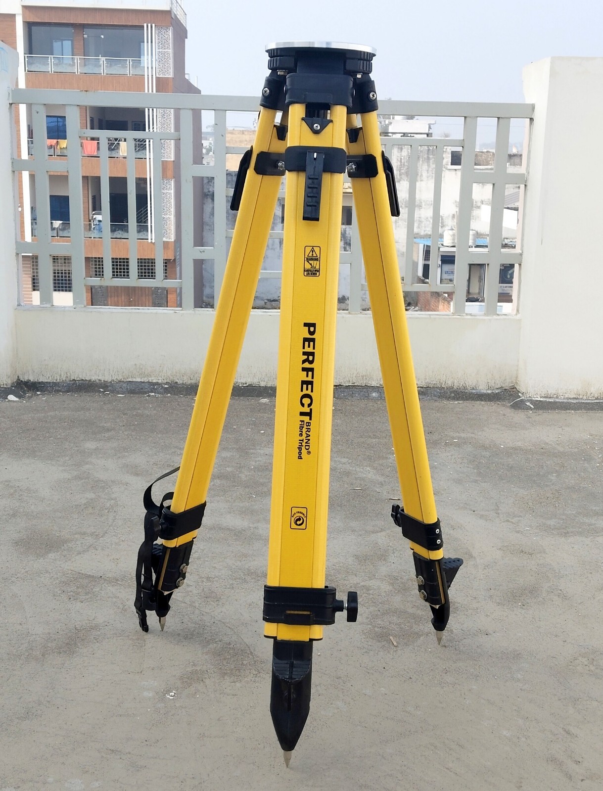 Fiberglass Heavy Duty Durable Tripod for Survey Equipment Instrument with Cover
