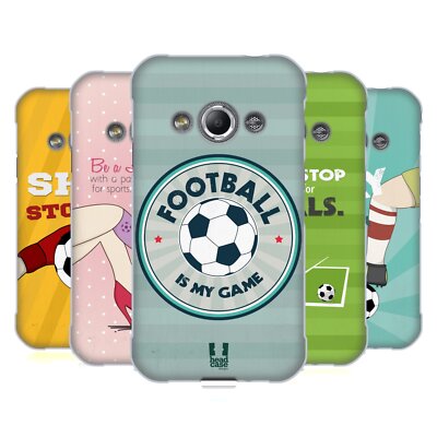 HEAD CASE DESIGNS FOOTBALL STATEMENTS SOFT GEL CASE FOR SAMSUNG PHONES 4